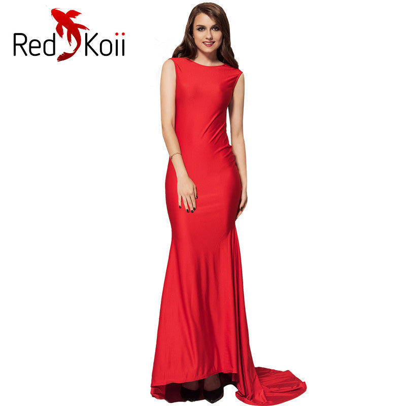 Backless Gown Dress, Long Skirt