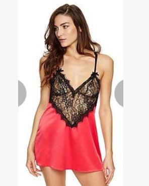 Lace Tassel Lingerie with Deep V Neck